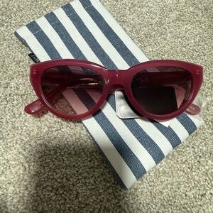 J. Crew Pink Cat-Eye Sunglasses